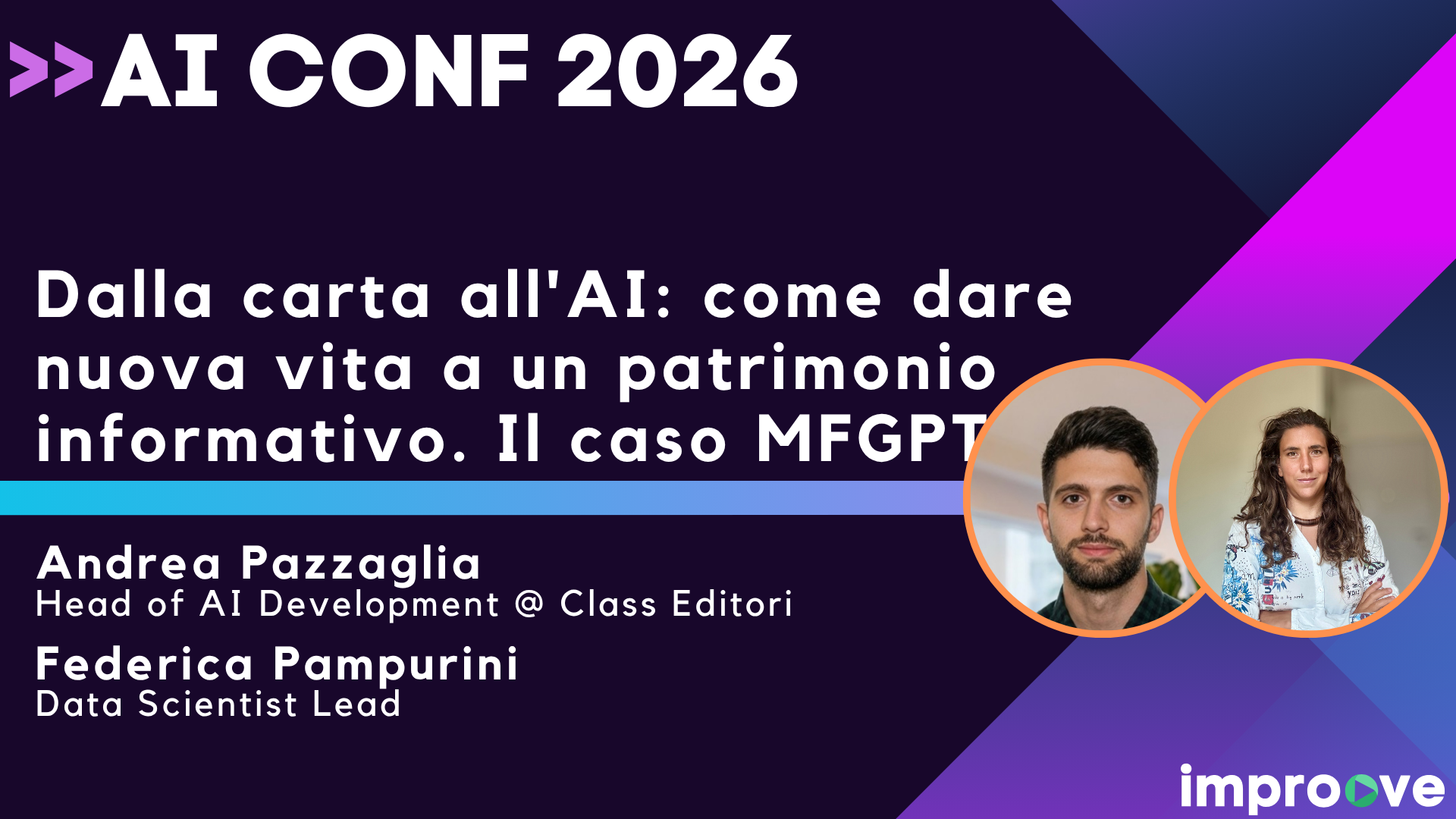 Dalla carta all'AI: come dare nuova vita a un patrimonio informativo. Il caso MFGPT.